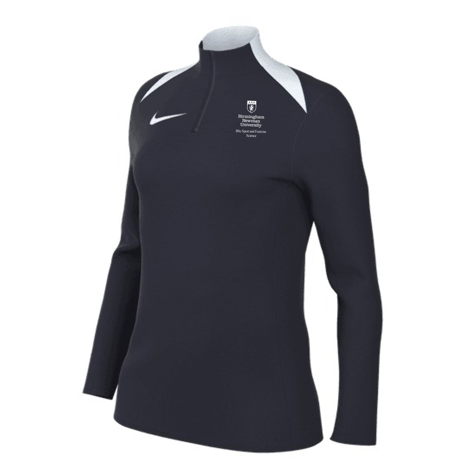 Nike Academy Pro 24 Womens Dri-FIT Drill Top (W) - Obsidian/Obsidian/White/White
