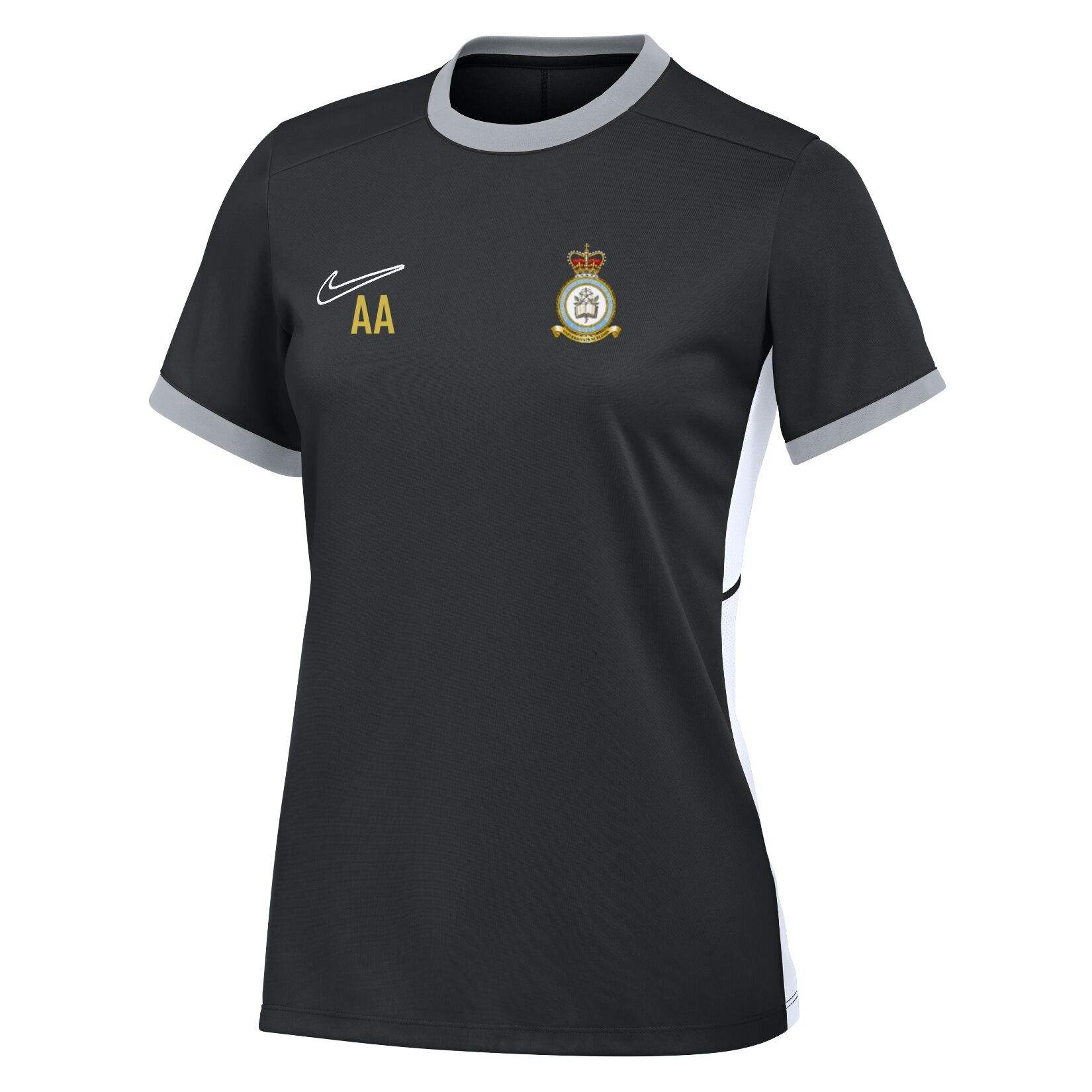 Nike Academy 25 Short-Sleeve Training Top (W) - Black/White/White
