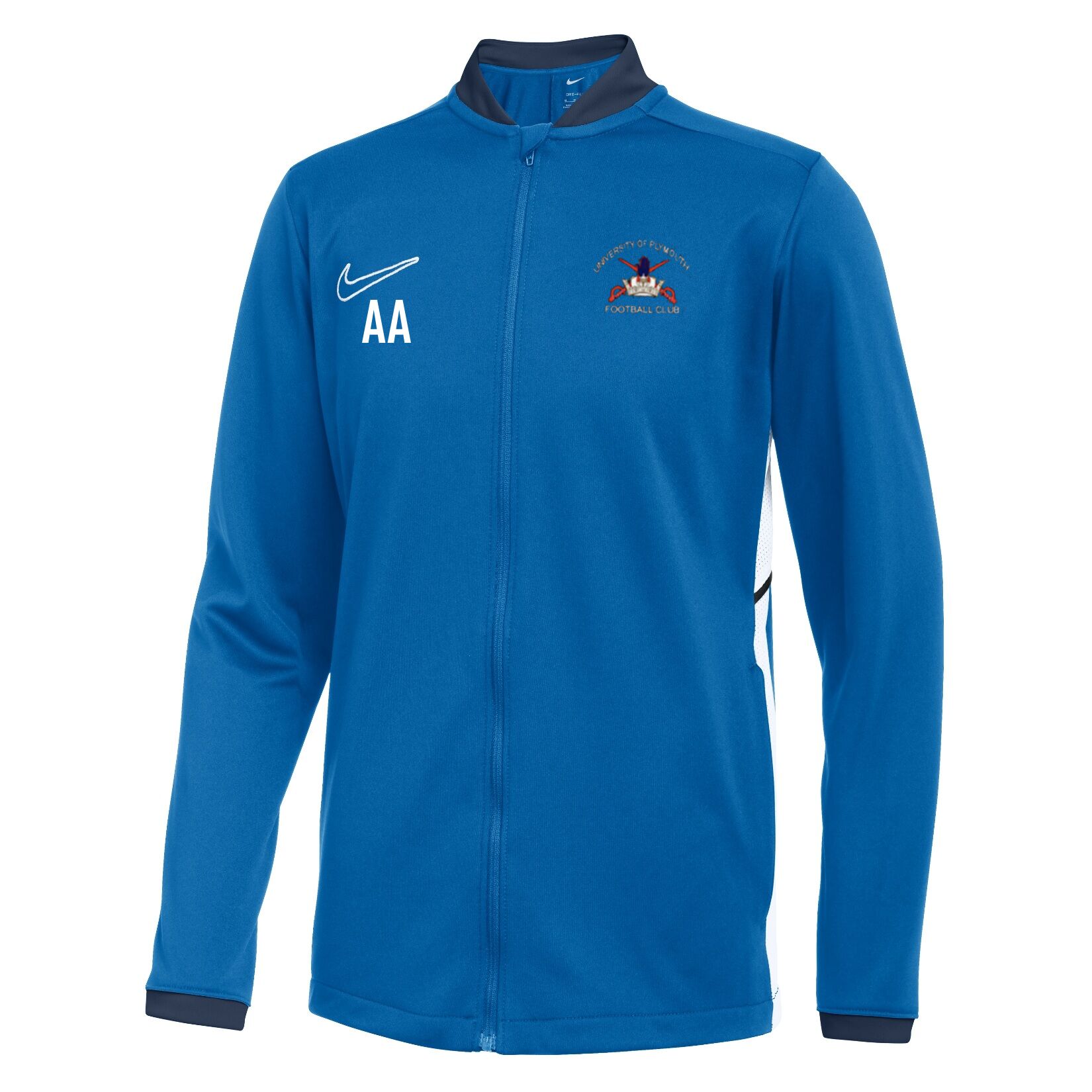 Nike Dri-FIT Academy 25 Knit Track Jacket - Royal Blue/Obsidian/White