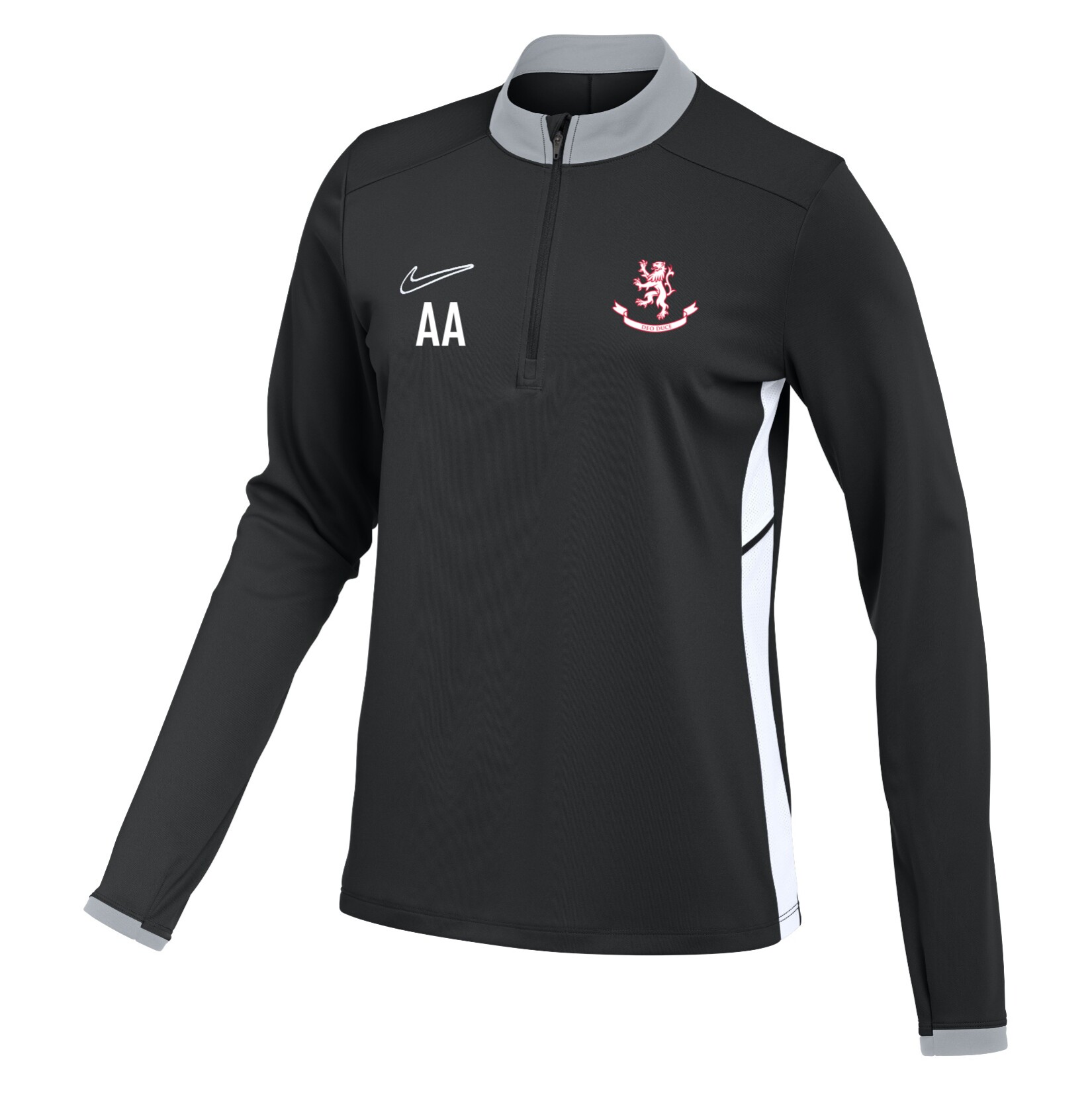 Nike Dri-FIT Academy 25 Drill Top (W) - Black/White/White