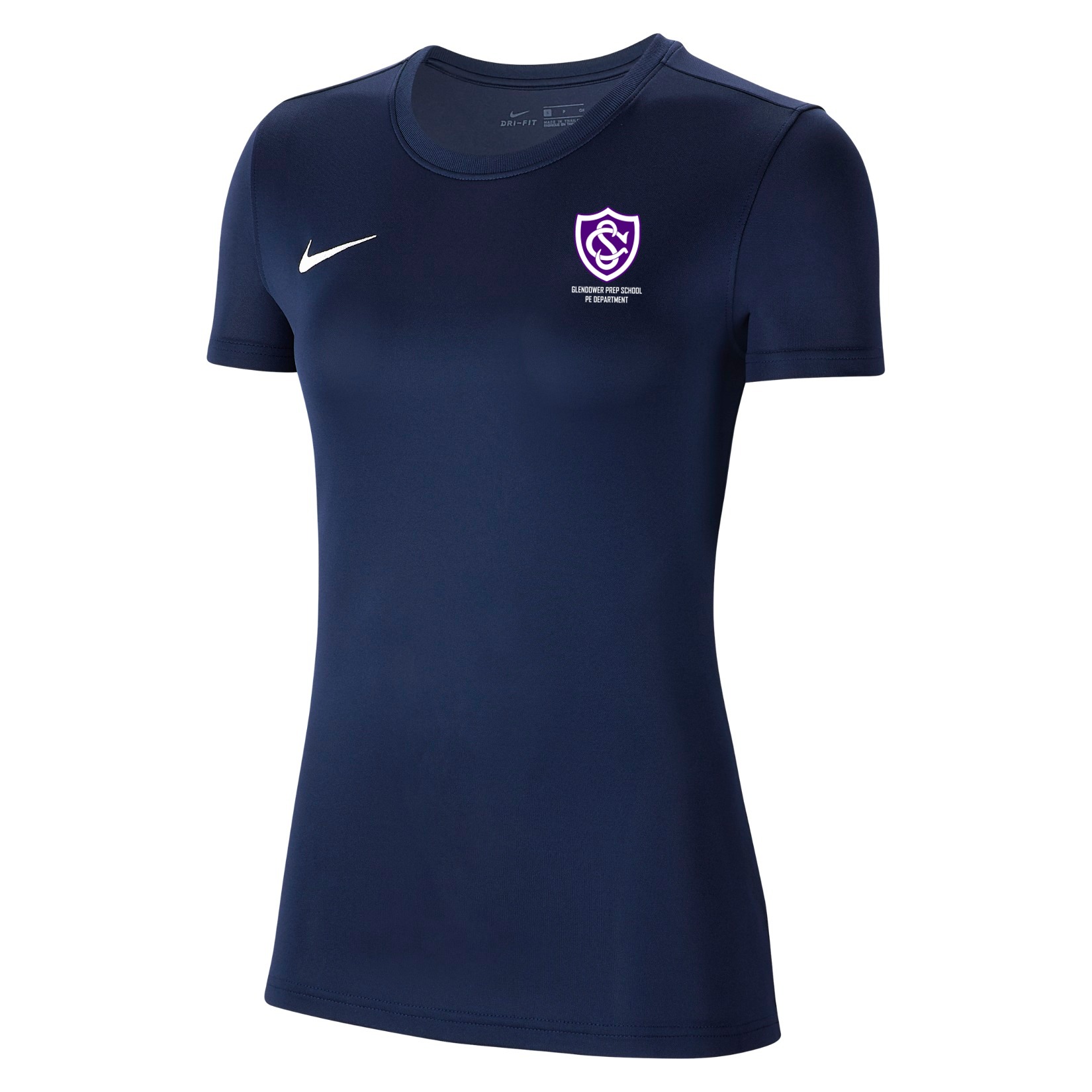 Nike Park VII Dri-FIT Womens Short Sleeve Shirt - Midnight Navy/White