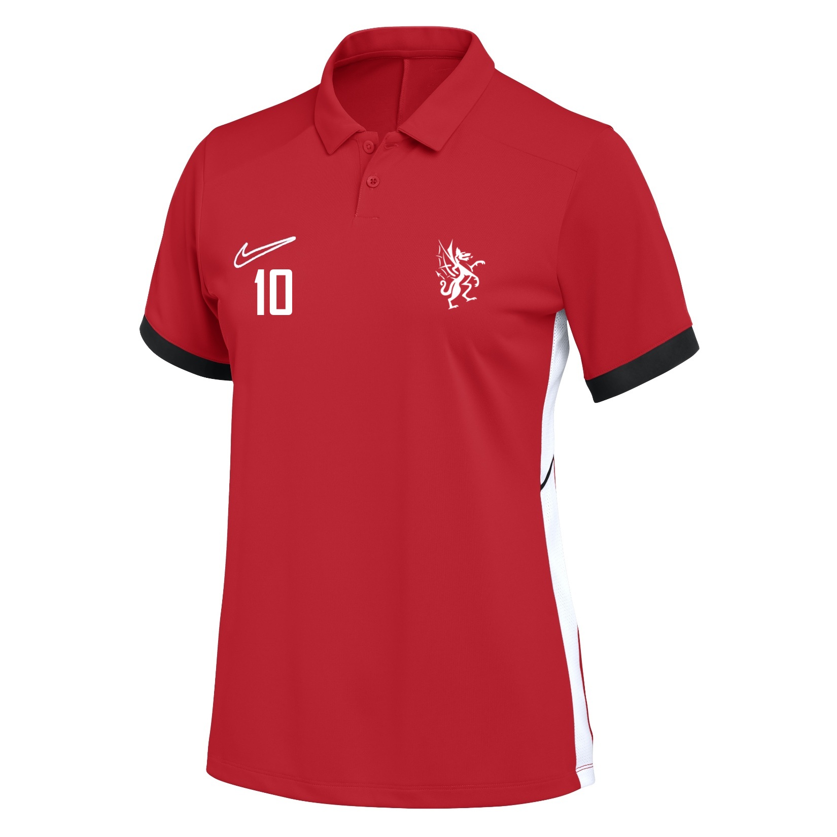 Nike Dri-FIT Academy 25 Polo (W) - University Red/Gym Red/White