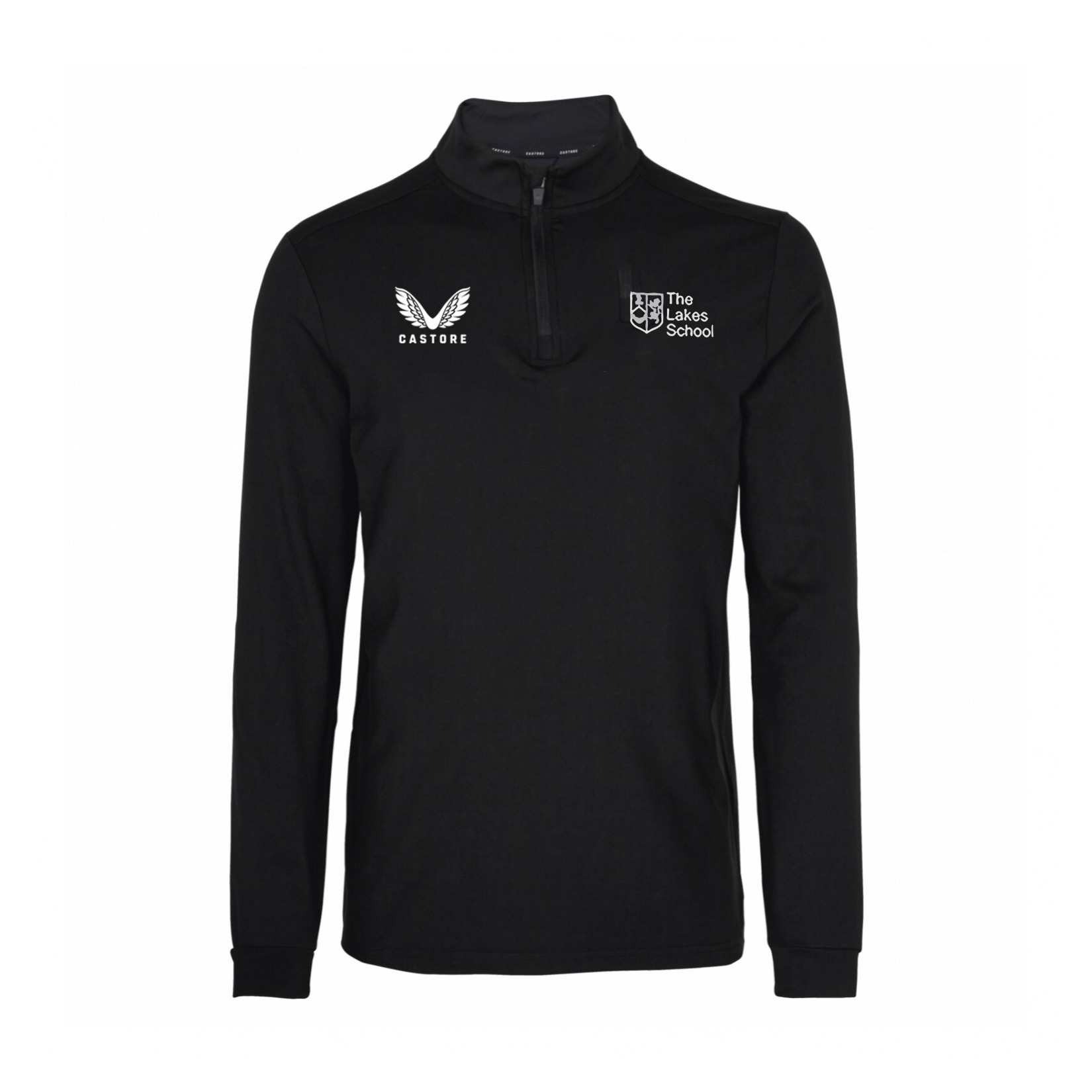 Castore Quarter Zip Midlayer - Black/White