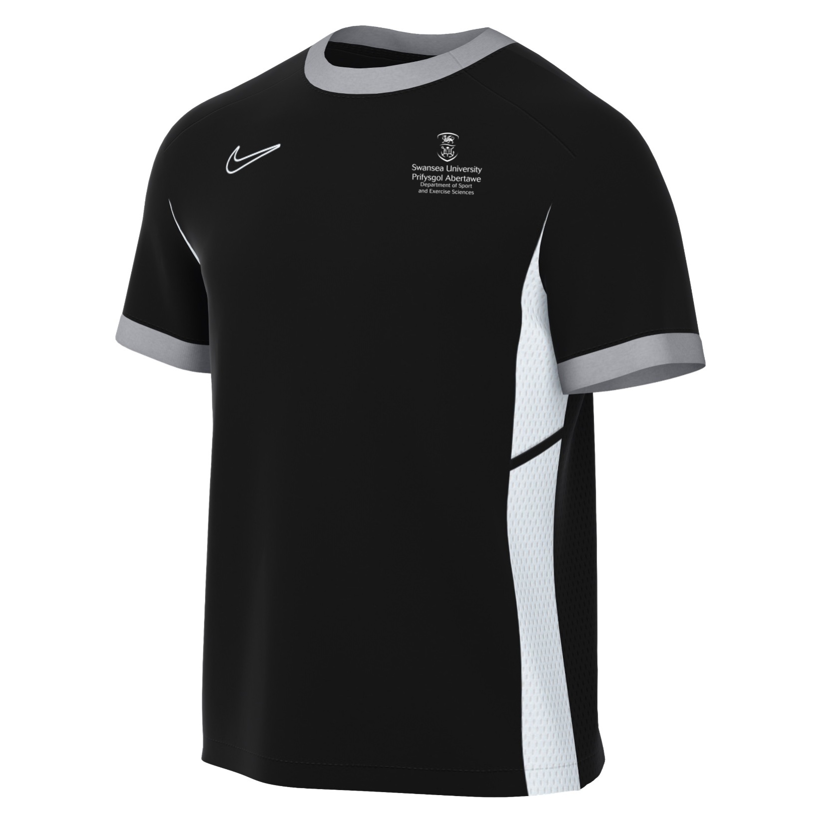 Nike Academy 25 Short-Sleeve Training Top - Black/White/White