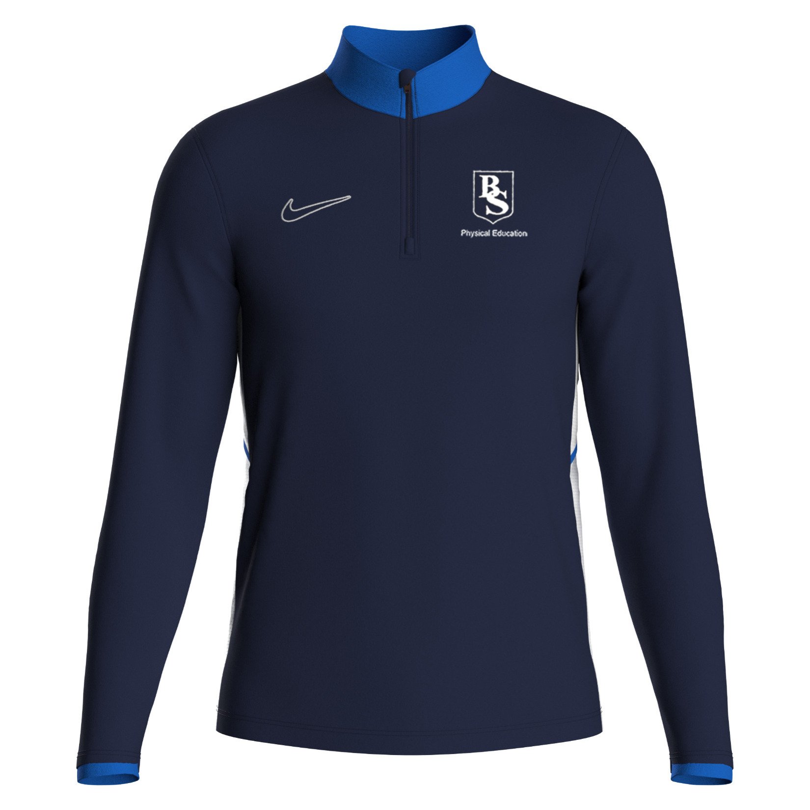 Nike Dri-FIT Academy 25 Drill Top - Obsidian/Royal Blue/White