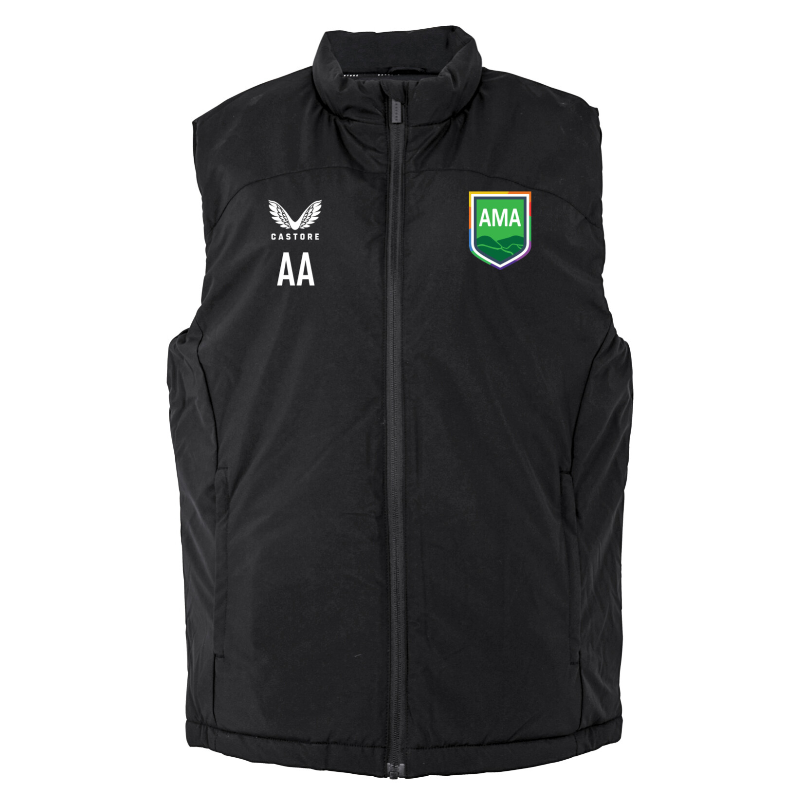Castore Padded Gilet 22 - Black