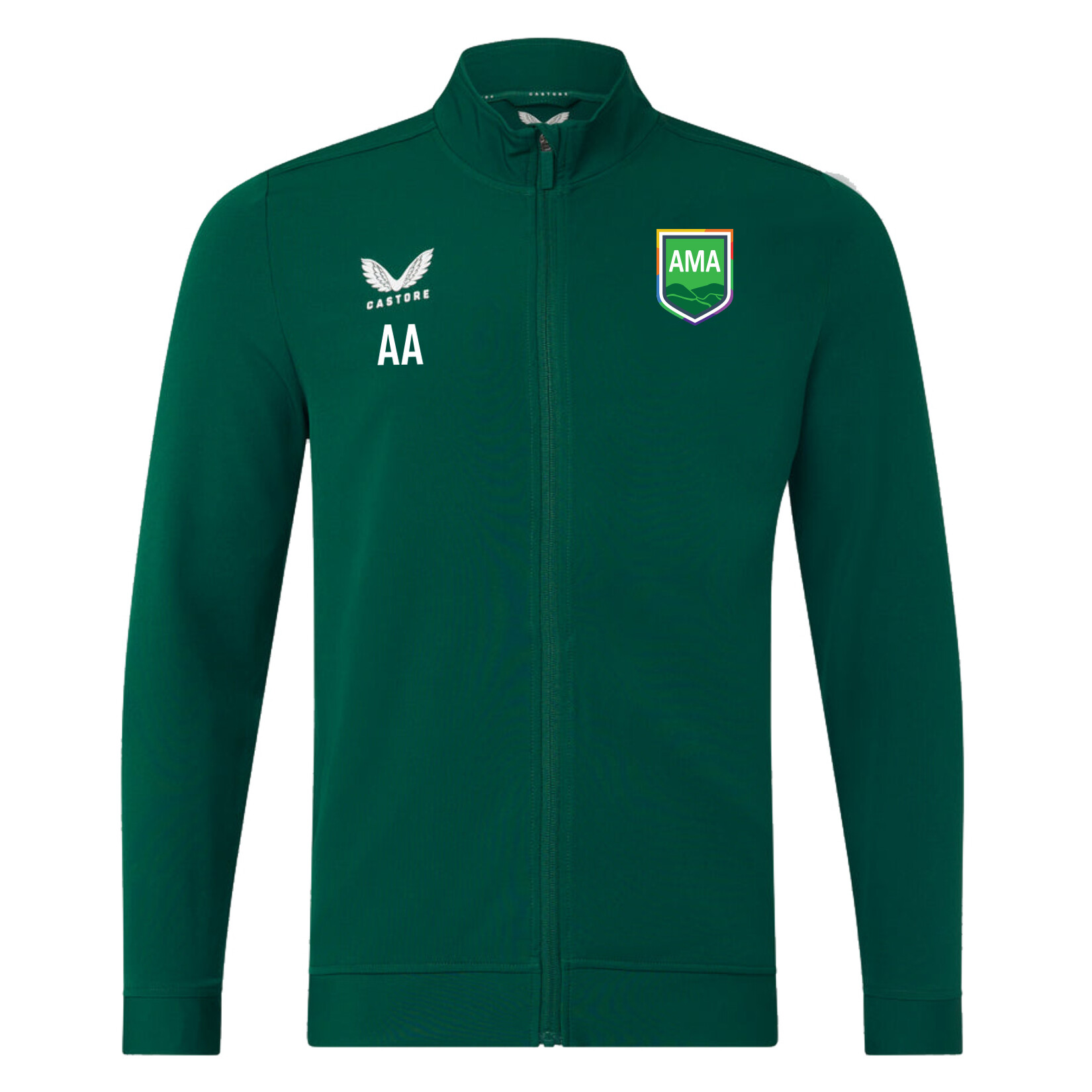 Castore Track Jacket - Green/White