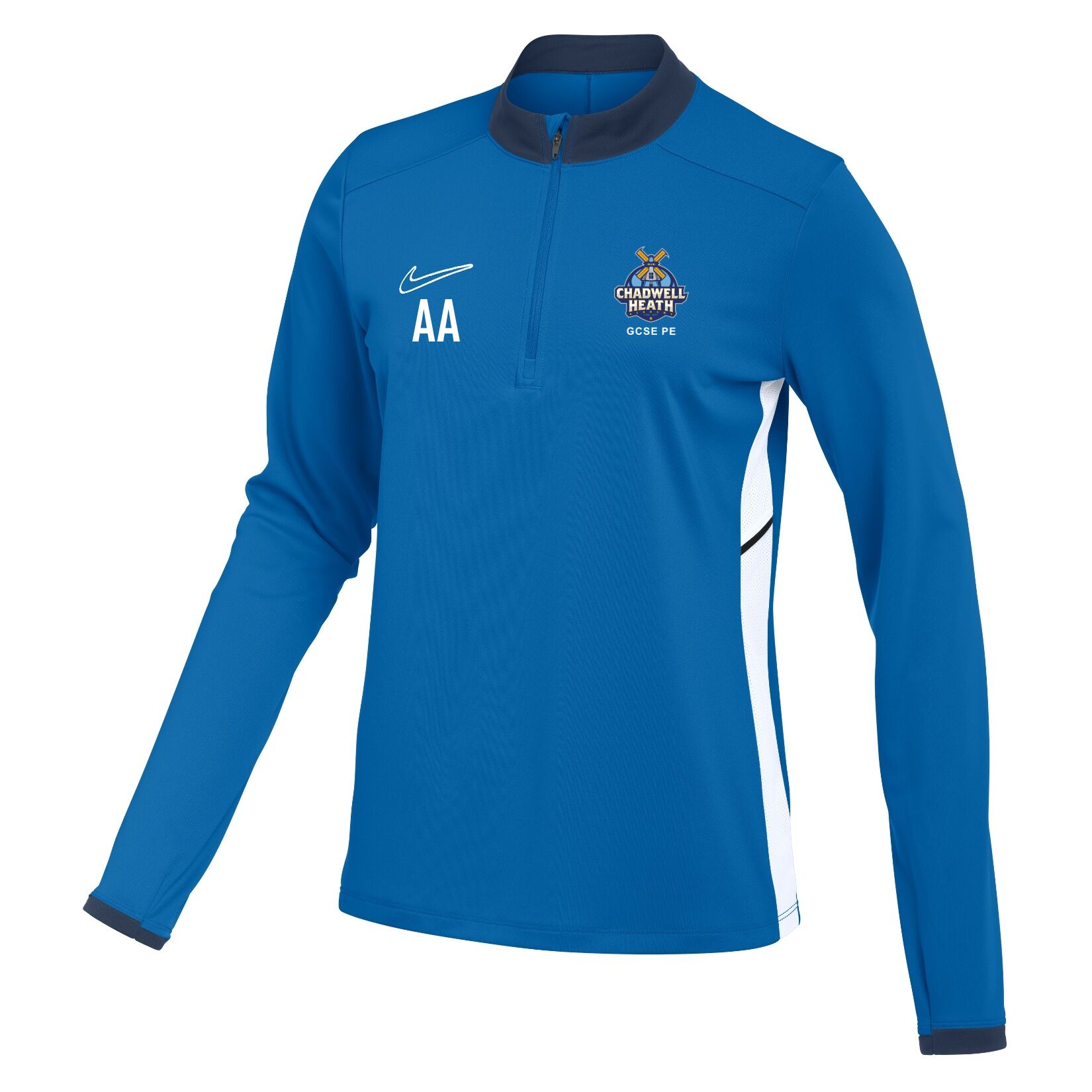 Nike Dri-FIT Academy 25 Drill Top (W) - Royal Blue/Obsidian/White