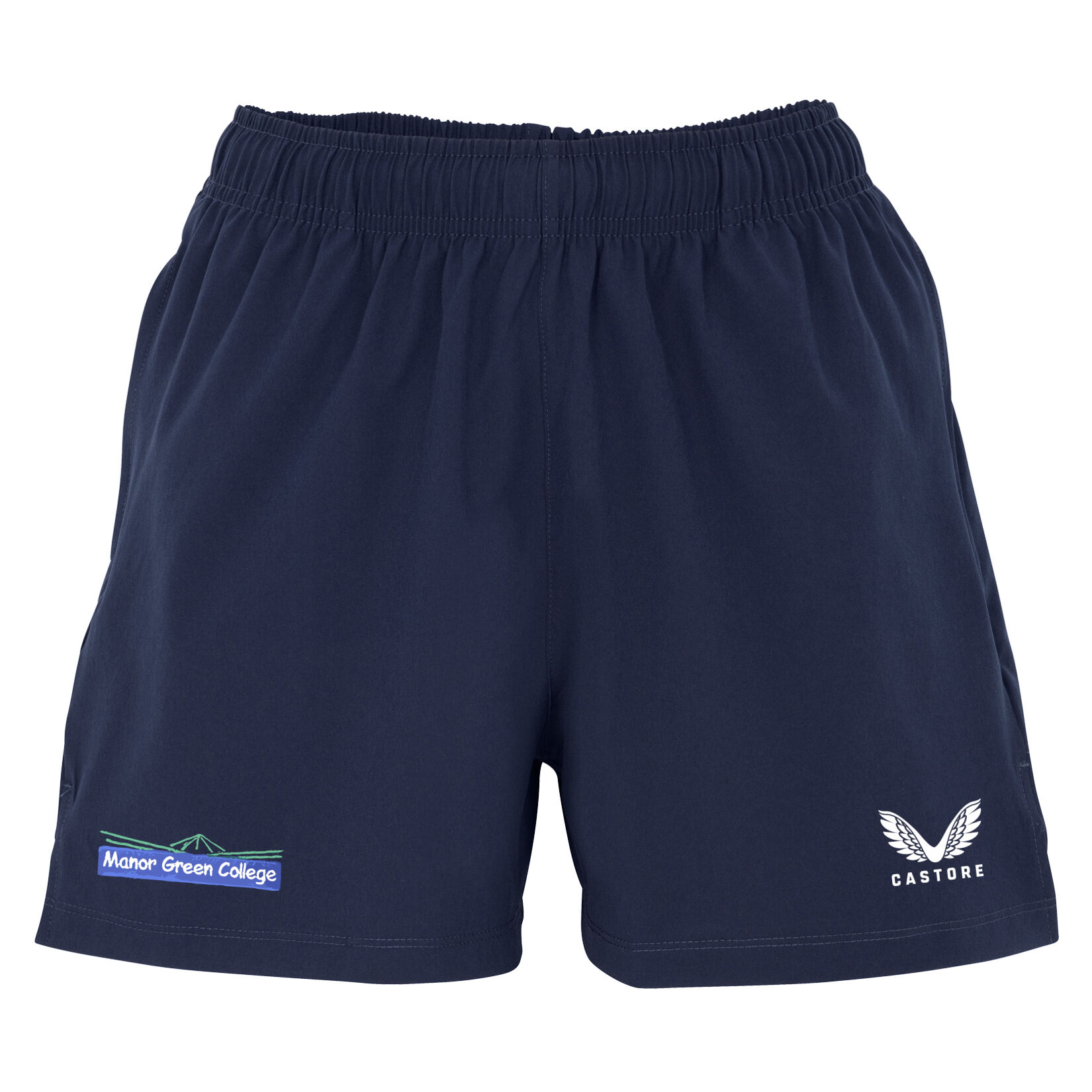 Castore Woven Training Short (Zip Pockets) (W) 22 - Navy