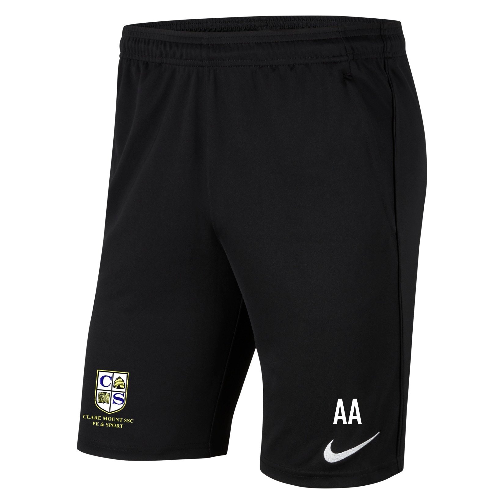 Nike Park 20 Pocketed Shorts (M) - Black/Black/White