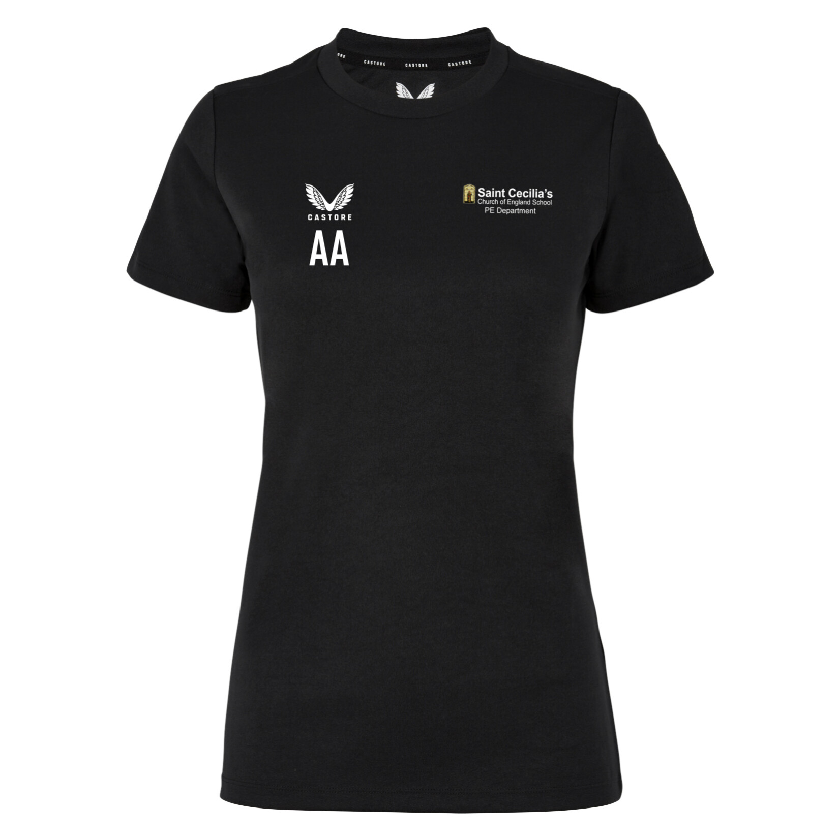 Castore Short Sleeve Womens Training Tee - Black