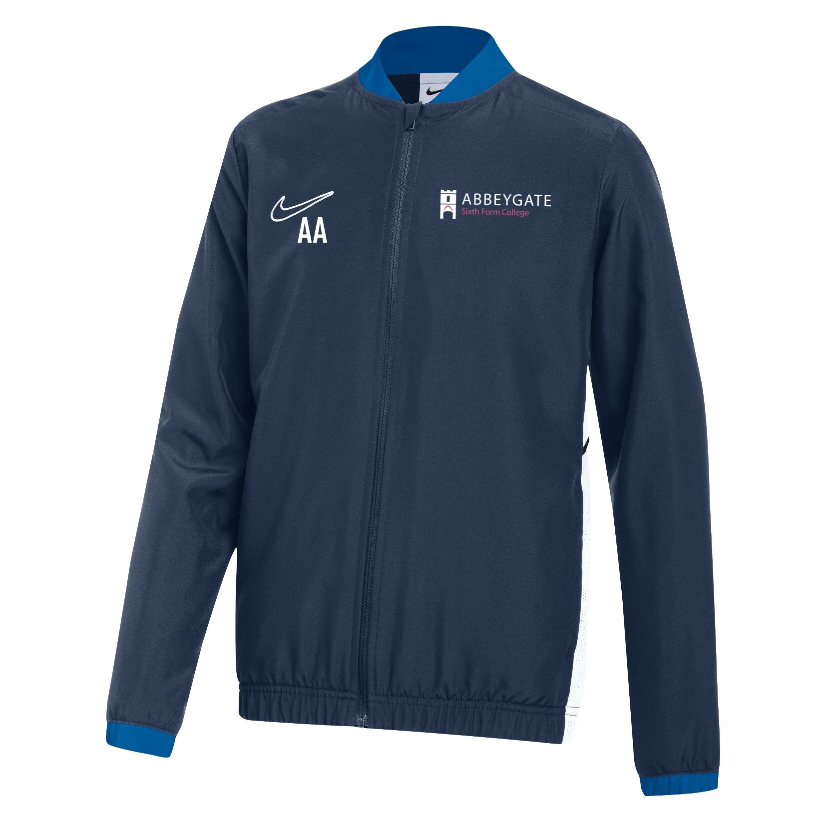 Nike Dri-FIT Academy 25 Woven Track Jacket - Obsidian/Royal Blue/White