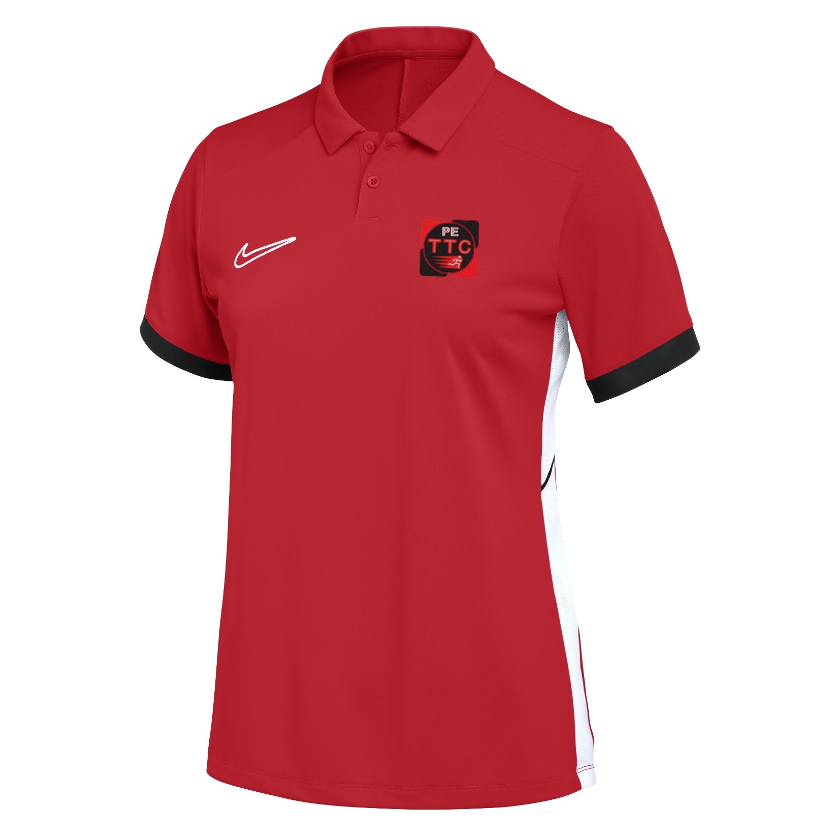 Nike Dri-FIT Academy 25 Polo (W) - University Red/Gym Red/White