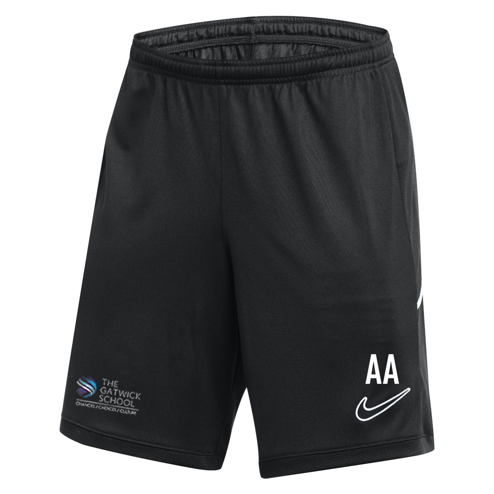 Nike Dri-FIT Academy 25 Shorts - Black/Black/White