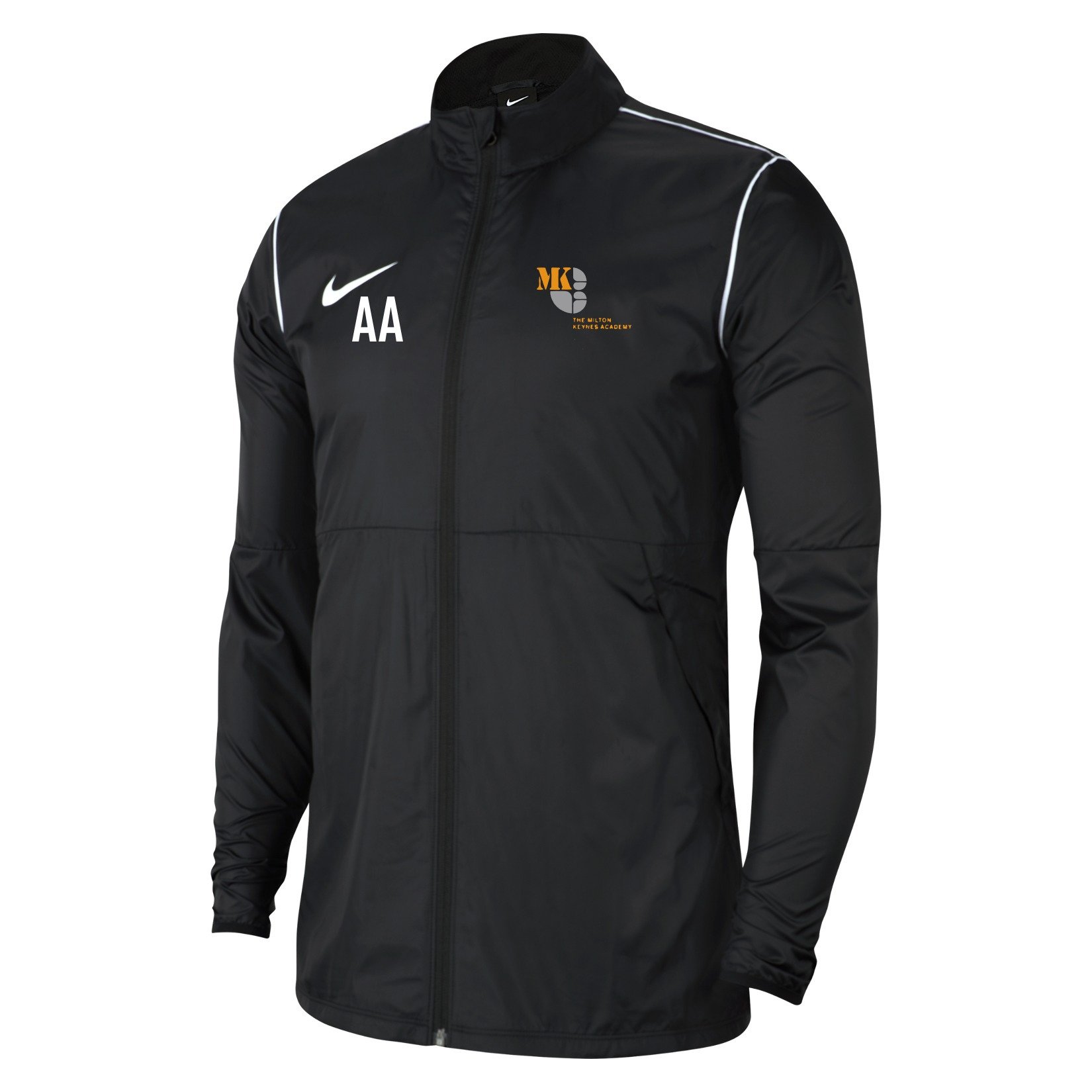 Nike Park 20 Repel Rain Jacket - Black/White/White