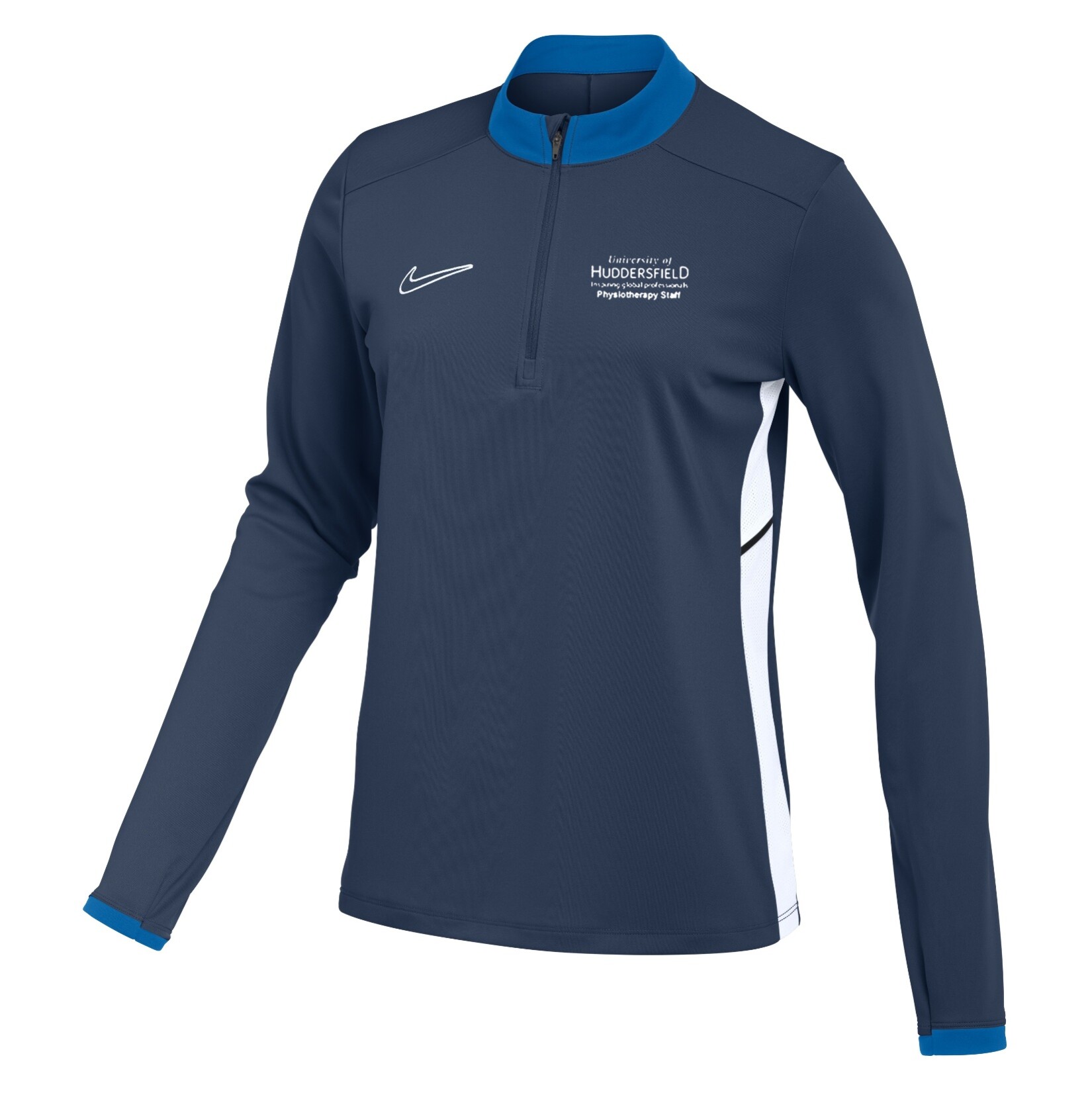 Nike Dri-FIT Academy 25 Drill Top (W) - Obsidian/Royal Blue/White