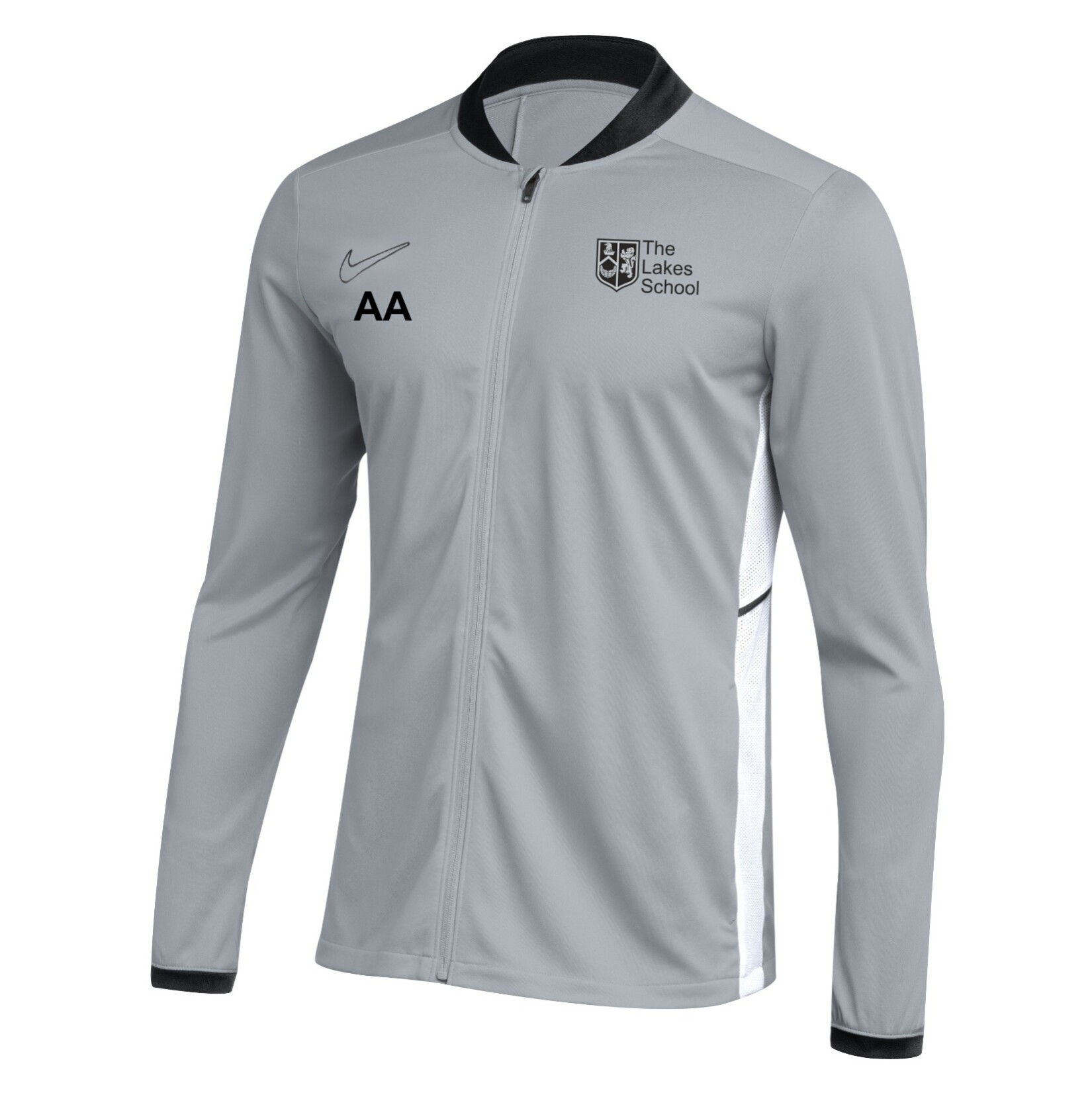 Nike Dri-FIT Academy 25 Knit Track Jacket - Wolf Grey/Black/White