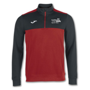 Joma WINNER 1/4 ZIP SWEATSHIRT Red-Black