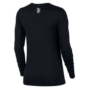 Nike Womens Pro Long Sleeve Mesh Top