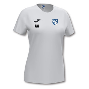 Joma Womens Academy III Short Sleeve Shirt (W) White
