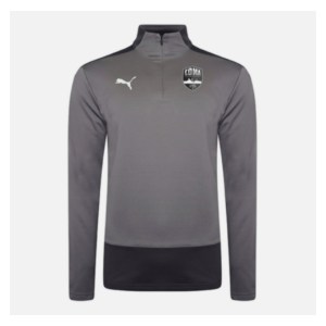 Puma Goal Training 1/4 Zip Midlayer Grey-Asphalt