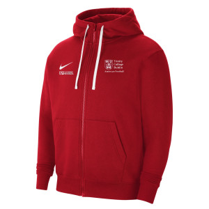 Nike Team Club 20 Fleece Full-Zip Hoodie (M) University Red-White-White