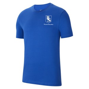 Nike Team Club 20 Cotton T-Shirt (M) Royal Blue-White