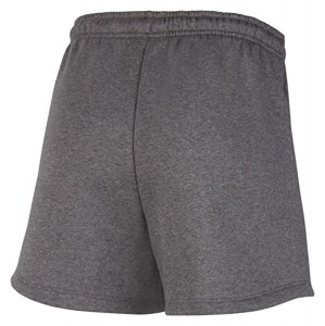 Nike Womens Team Club 20 Fleece Shorts (W) Charcoal Heather-White-White