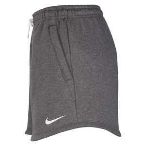 Nike Womens Team Club 20 Fleece Shorts (W) Charcoal Heather-White-White