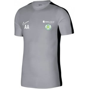 Nike Academy 23 Short Sleeve Training Top Wolf Grey-Black-White