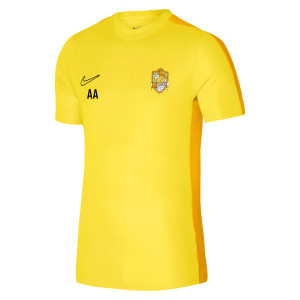 Nike Academy 23 Short Sleeve Training Top Tour Yellow-University Gold-Black