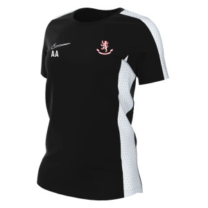 Nike Womens Academy 23 Short Sleeve Training Top (W) Black-White-White