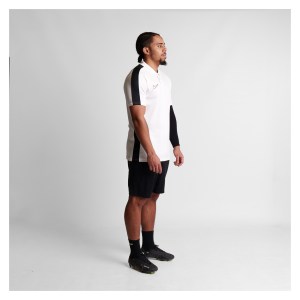 Nike Dri-Fit Academy 23 Polo White-Black-Black