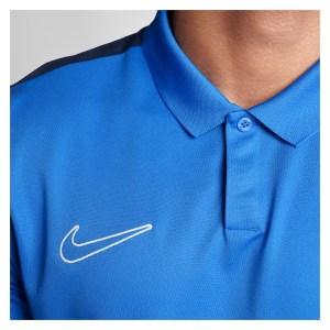 Nike Dri-Fit Academy 23 Polo Royal Blue-Obsidian-White