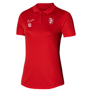 Nike Womens Dri-Fit Academy 23 Polo (W) University Red-Gym Red-White