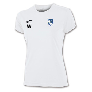 Joma Womens COMBI SHORT SLEEVE PERFORMANCE SHIRT (W) White