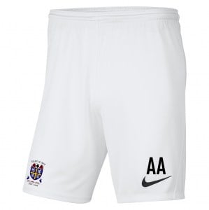 Nike Park III Shorts - White/Black
