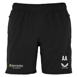 Castore Woven Training Short (Zip Pockets) - Black