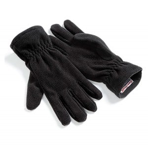 Fleece Gloves - Black