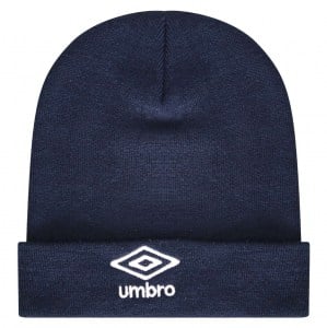 Umbro Junior Beanie - Dark Navy/White