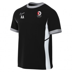 Nike Academy 25 Short-Sleeve Training Top - Black/White/White