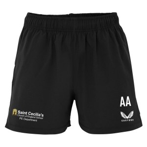 Castore Woven Women's Training Shorts (Zip Pockets) - Black