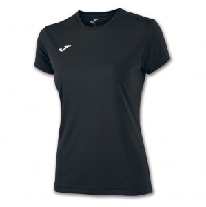 Joma COMBI SHORT SLEEVE PERFORMANCE SHIRT (W) - Black