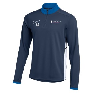 Nike Dri-FIT Academy 25 Drill Top - Obsidian/Royal Blue/White