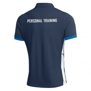 Nike Dri-FIT Academy 25 Polo - Obsidian/Royal Blue/White