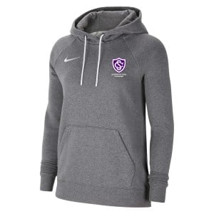 Nike Team Club 20 Hoodie (W) - Charcoal Heather/White/White