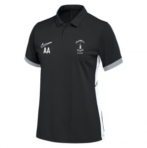 Nike Dri-FIT Academy 25 Polo (W) - Black/White/White