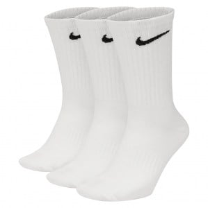 Nike Everyday Lightweight Crew Training Socks (3 Pair) - White/Black