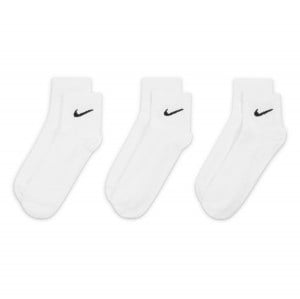 Nike Everyday Lightweight Ankle Training Socks (3 Pair) - White/Black