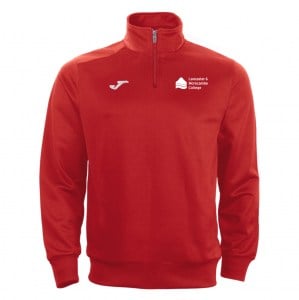 Joma Faraon 1/4 Zip Sweatshirt - Red/White